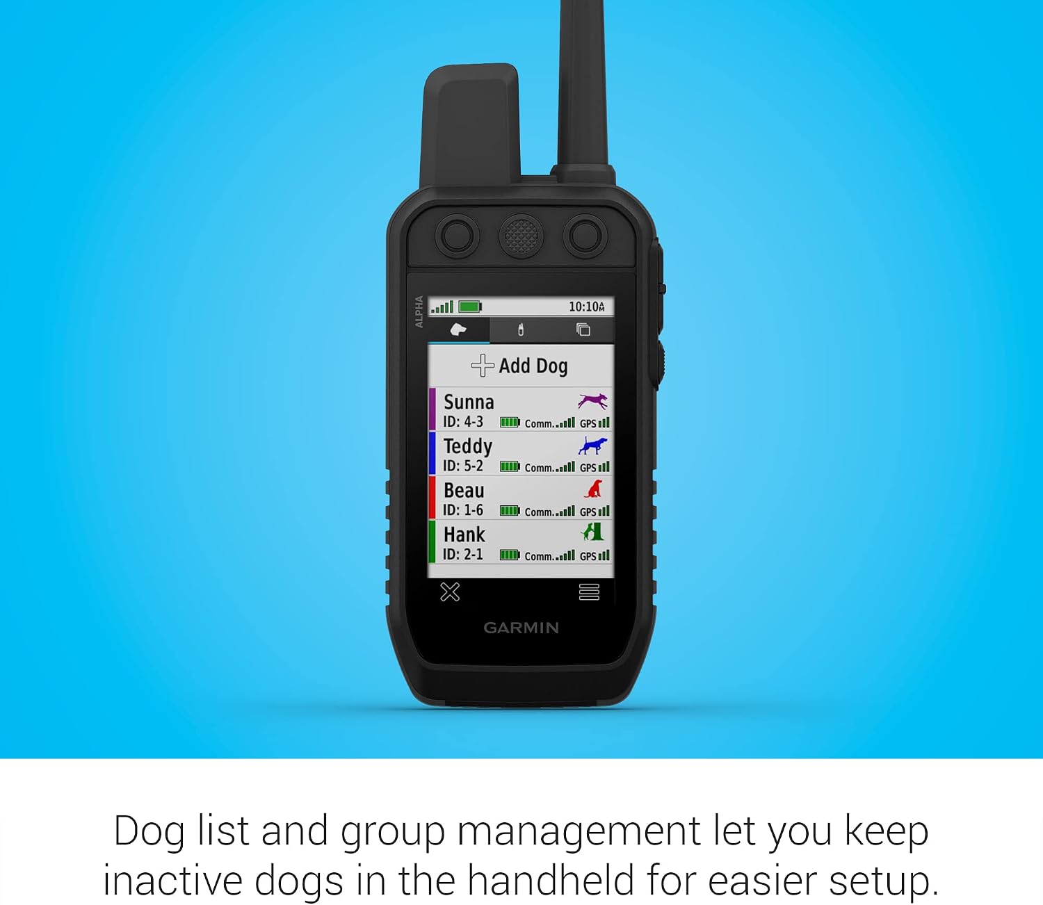 Garmin Alpha 300 Handheld, Advanced Tracking and Training Handheld | Advanced Tracking and Training