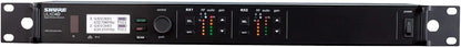 Shure ULXD4D Dual Channel Receiver - for use with ULX-D Digital Wireless Microphone Systems, Transmitters Sold Separately | V50 Band (ULXD4D=-V50)