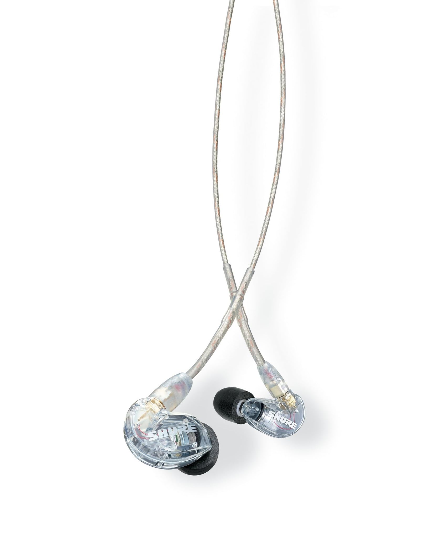Shure SE215 PRO Wired Earbuds, Professional Sound Isolating Earphones with Clear Sound, Deep Bass, Secure in-Ear Fit, Carrying Case, Clear