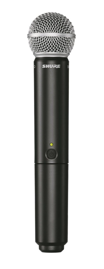 Shure BLX2/SM58 Handheld Wireless Transmitter H9 Band (512–542 MHz) – SM58 Cardioid Dynamic Capsule, Up to 14 Hr Battery, 300 ft Range, Compatible with BLX Receivers
