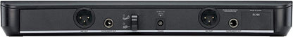 Shure BLX288/SM58 Dual-Channel Wireless Audio System J11 Band (596–620 MHz) – BLX88 Receiver, (2) BLX2 Transmitters with SM58 Dynamic Mic, Up to 14 Hr Battery, 300 ft Range