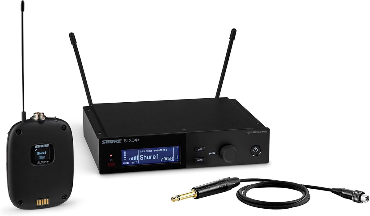 Shure SLXD14+ Digital Wireless Guitar/Bass System - G57 Band