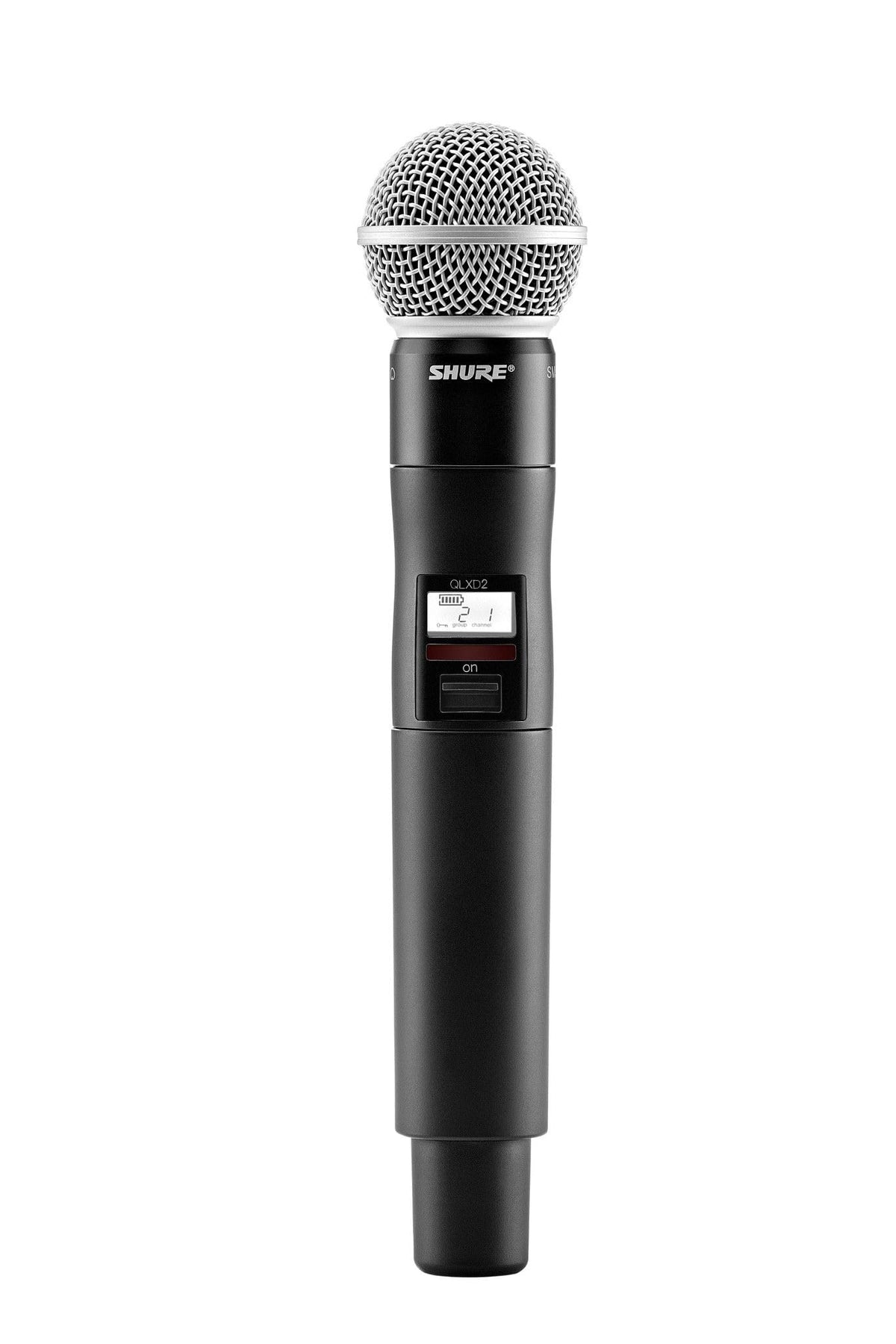 Shure QLXD2 Handheld Transmitter with SM58 Vocal Mic Capsule for QLX-D Digital Wireless Systems, Receiver Sold Separately, H50 Band
