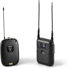 Shure SLXD15 Portable Digital Wireless Bodypack System with SLXD1 Bodypack Transmitter and SLXD5 Single-Channel Portable Receiver - Microphone/Instrument Cable Sold Separately | G58 Band (SLXD15-G58)