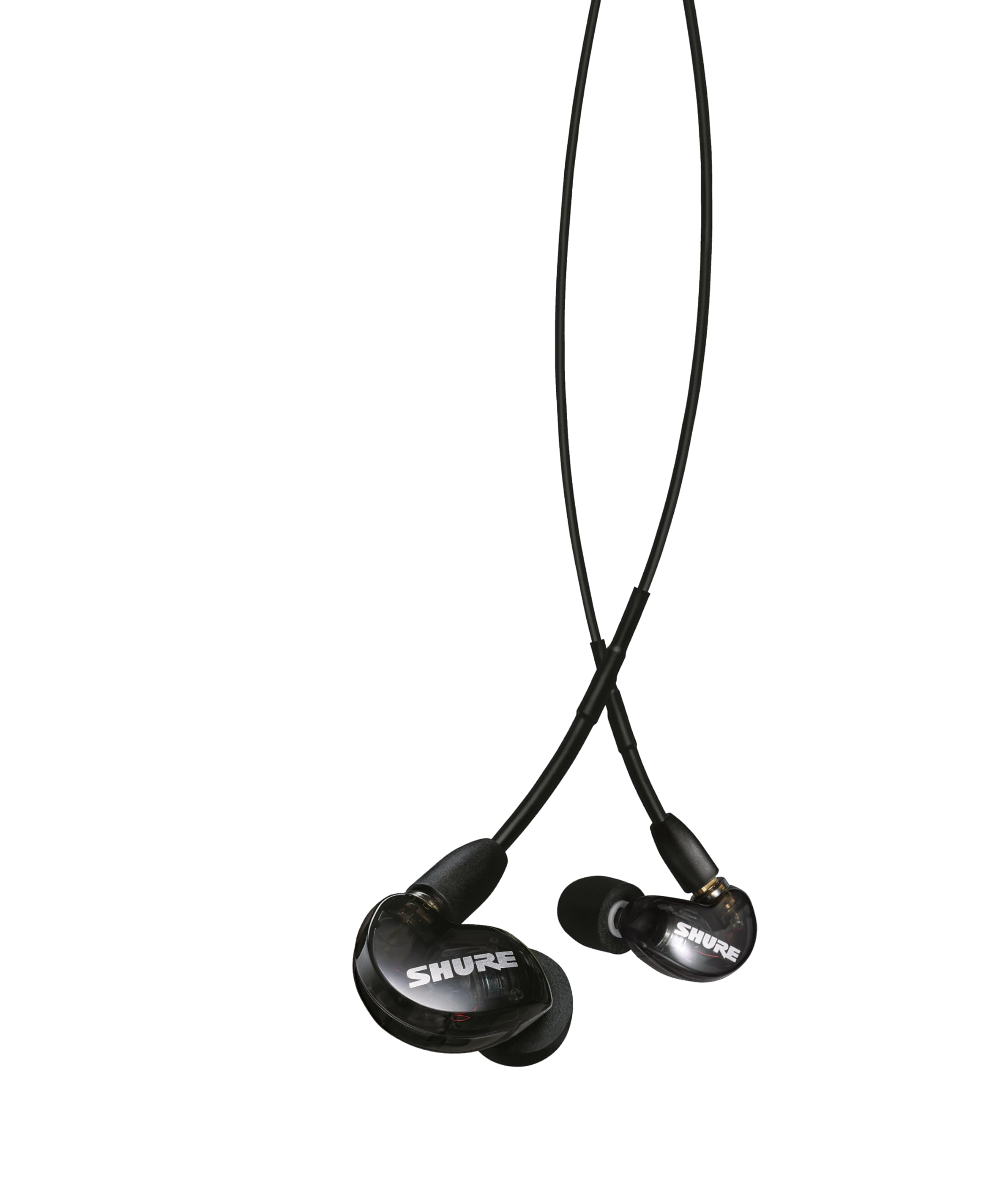 Shure SE215 PRO Wired Earbuds, Professional Sound Isolating Earphones with Clear Sound, Deep Bass, Secure in-Ear Fit, Carrying Case, Clear