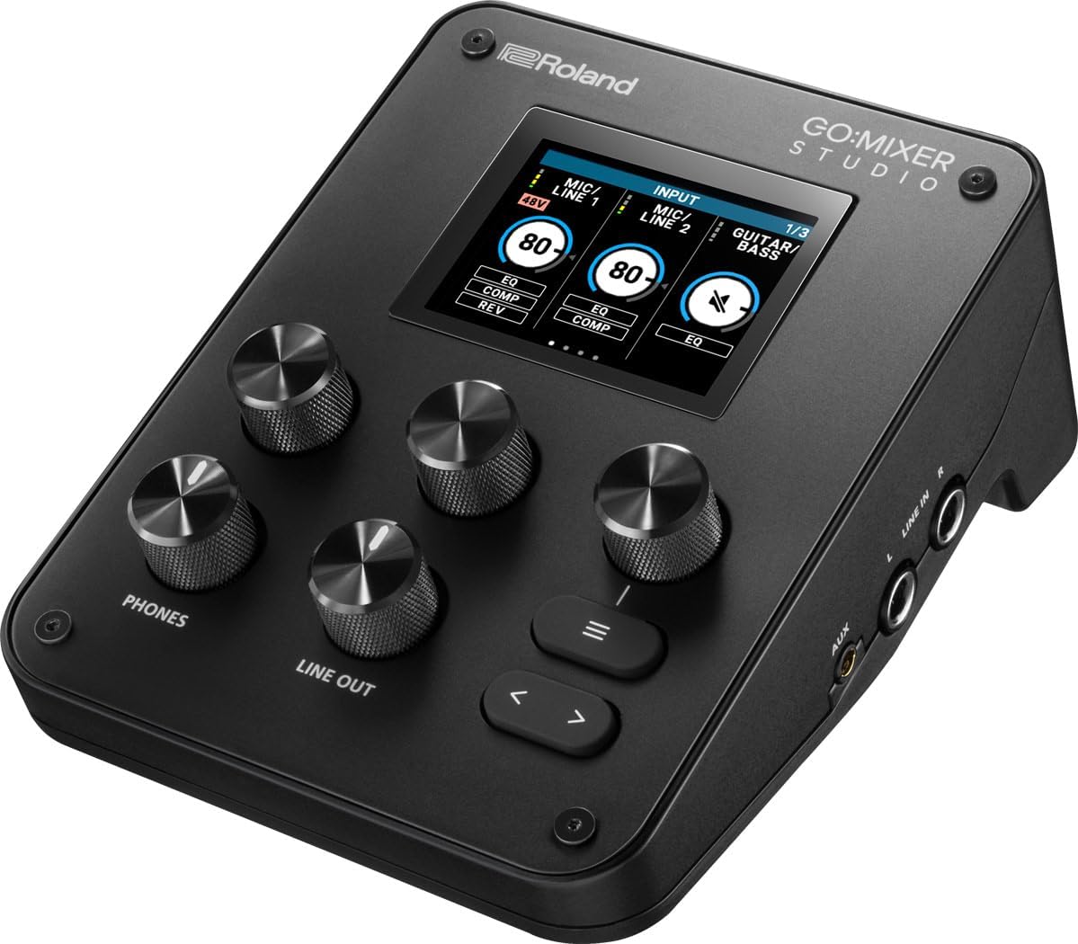 Roland GO:MIXER STUDIO | Portable Multi-Channel Mixer & Audio Interface | Perfect for Content Creators & Musicians | Studio-Grade Audio Quality | Onboard FX