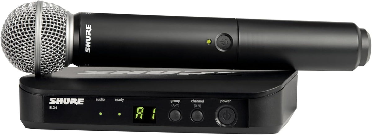 Shure BLX24/SM58 Wireless Vocal Microphone System - H10 Band