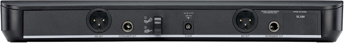 Shure BLX288/PG58 Dual Wireless Vocal System - H11 Band
