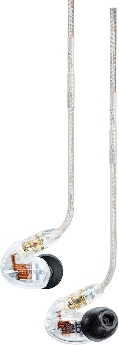 Shure SE425 PRO Sound Isolating Wired Earbuds - Clear