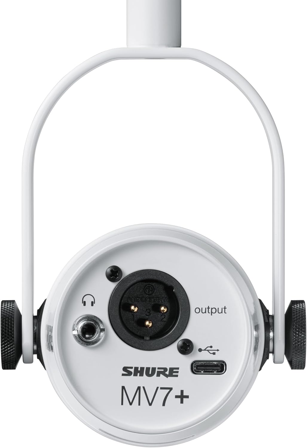 Shure MV7+ USB-C & XLR Podcast Dynamic Microphone - White
