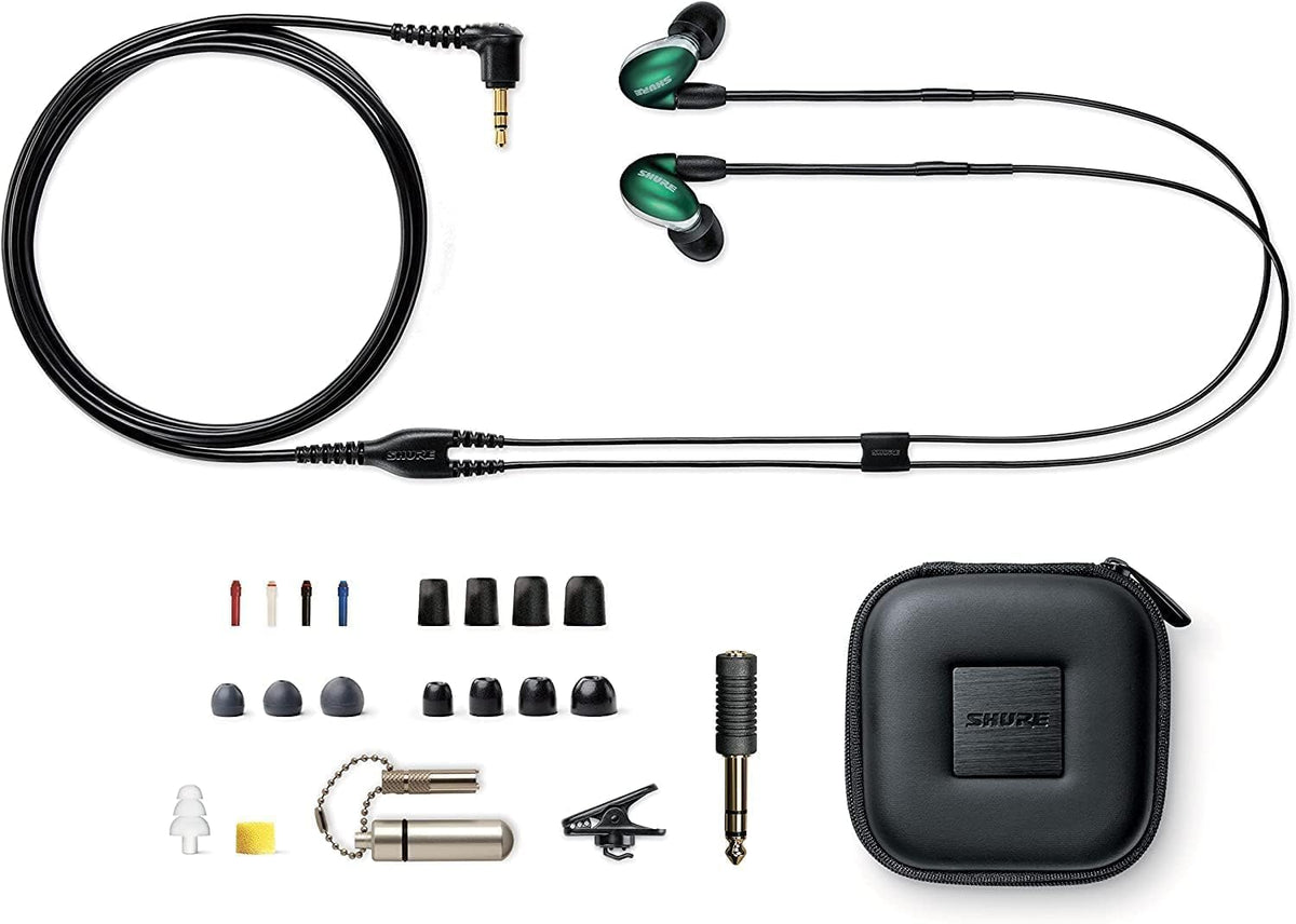 Shure SE846 PRO Gen 2 Wired Sound Isolating Earphones, Secure in-Ear Earbuds, High-End Professional Sound, Hi-Def Four Drivers, Upgraded Sound Filters, Durable Quality, Customizable Frequency - Jade