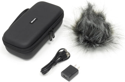 Zoom APH-6e Accessory Pack for the H6essential with Hairy Windscreen, Padded Shell Case, AC Adapter, & USB C-Cable