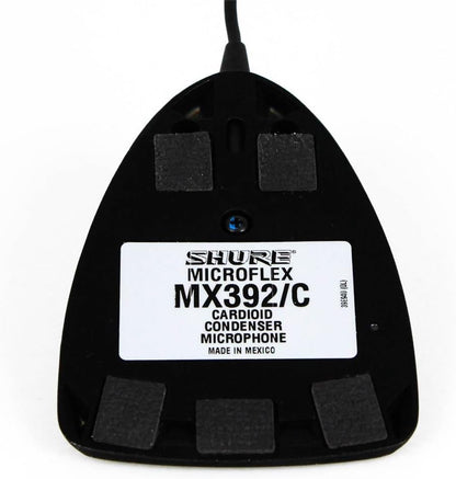 Shure MX392/C Condenser Microphone - Cardioid, Black