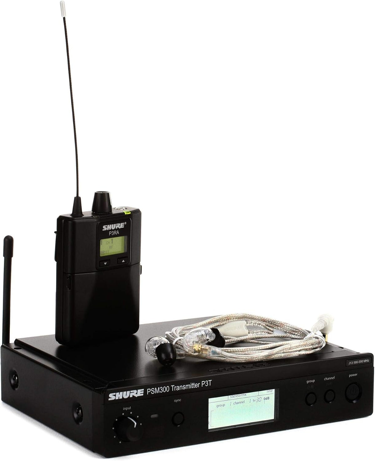 Shure P3TRA215CL Wireless In-Ear Monitor System - J13 Band