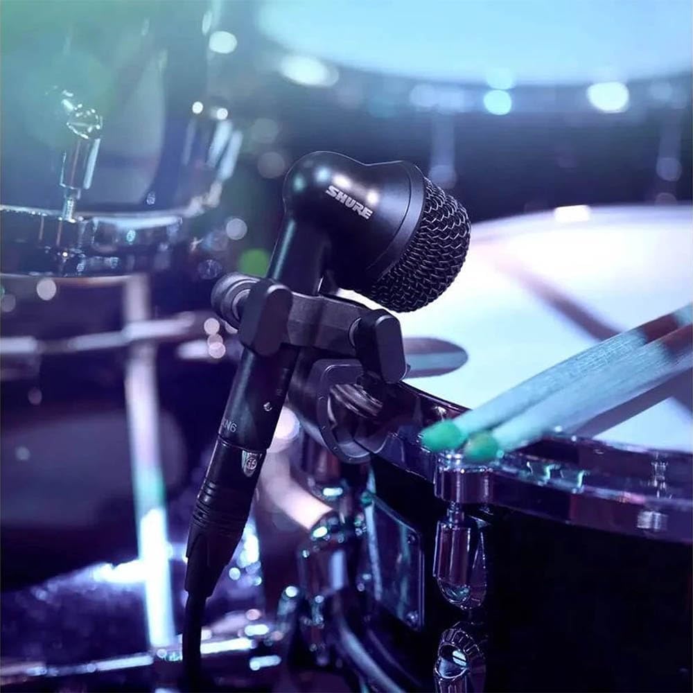 Shure Nexadyne 6 Tom/Snare Drum Microphone with Revonic Technology - Supercardioid Dynamic Mic for Pro Performance, Enhanced Isolation & Noise Reduction, Dual-Engine Transducers, Single (NXN6)