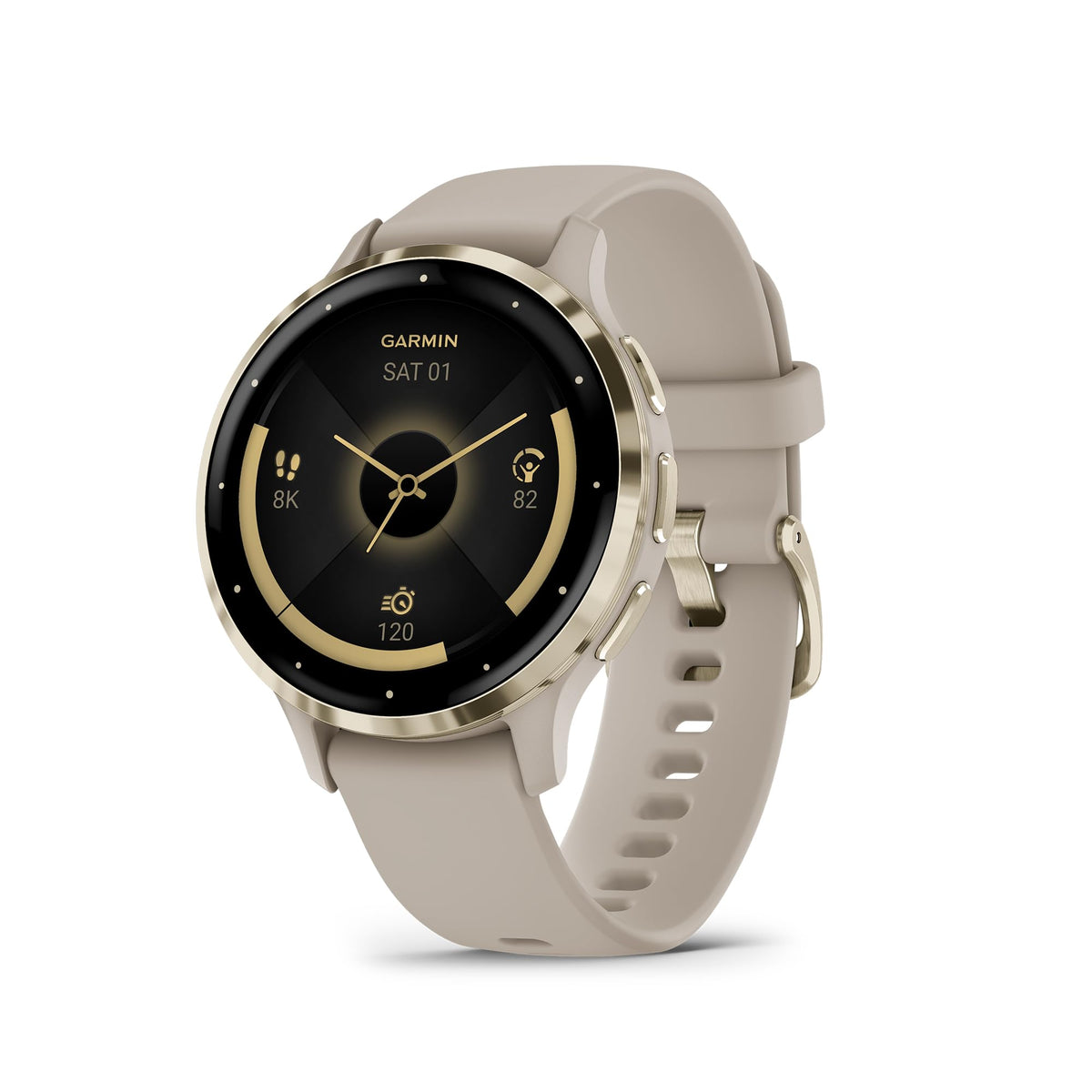 Garmin Venu® 3S, Premium Fitness Smartwatch, 41mm, Ivory