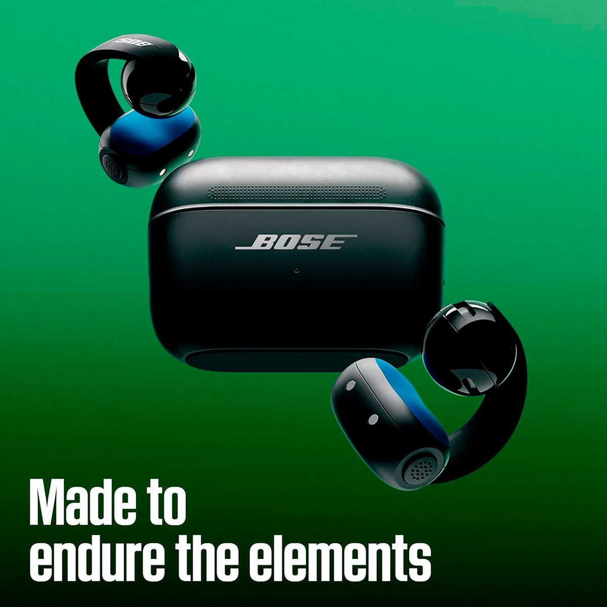 Bose Sport Open Earbuds - Wireless Earbuds, Clip-On, USB-C Charging, Up to 22 Hrs of Audio, Sweat Resistant, IP54 Waterproof, Ideal for Workouts, Microphones for Clear Calls, Black