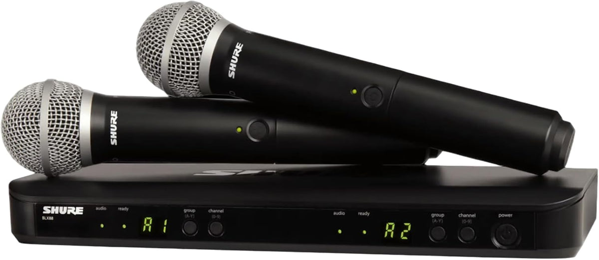 Shure BLX288/PG58 Dual Wireless Vocal System - J11 Band
