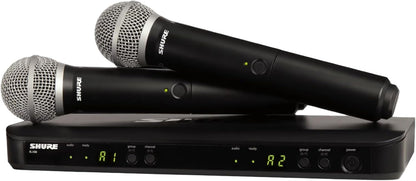 Shure BLX288/PG58 Dual Wireless Vocal System - J11 Band