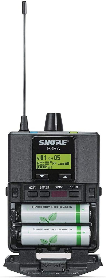 Shure PSM300 P3TRA215TWP Pro Wireless In-Ear Personal Monitor System with SE215-CL Earphones, Twinpack - J13 Band