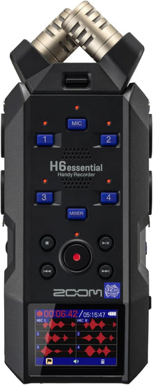 Zoom H6 Essential Handheld Recorder for Musicians, Podcasters & Filmmakers