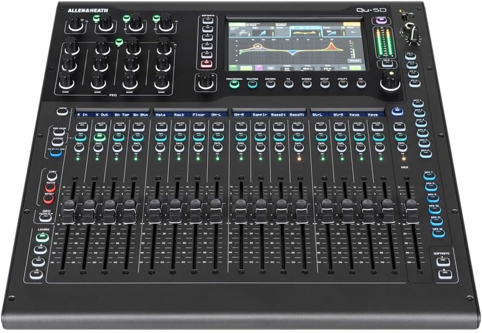 Allen & Heath Qu-5D 38-In/24-Out 96kHz Dante Digital Mixer