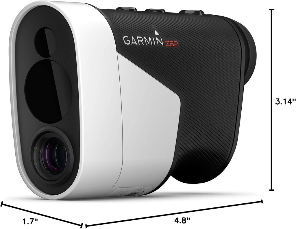 Garmin Approach Z82, Golf GPS Laser Range Finder, Accuracy Within 10” of The Flag, 2-D Course Overlays | Accuracy Within 10 ” of The Flag, 2-D Course Overlays
