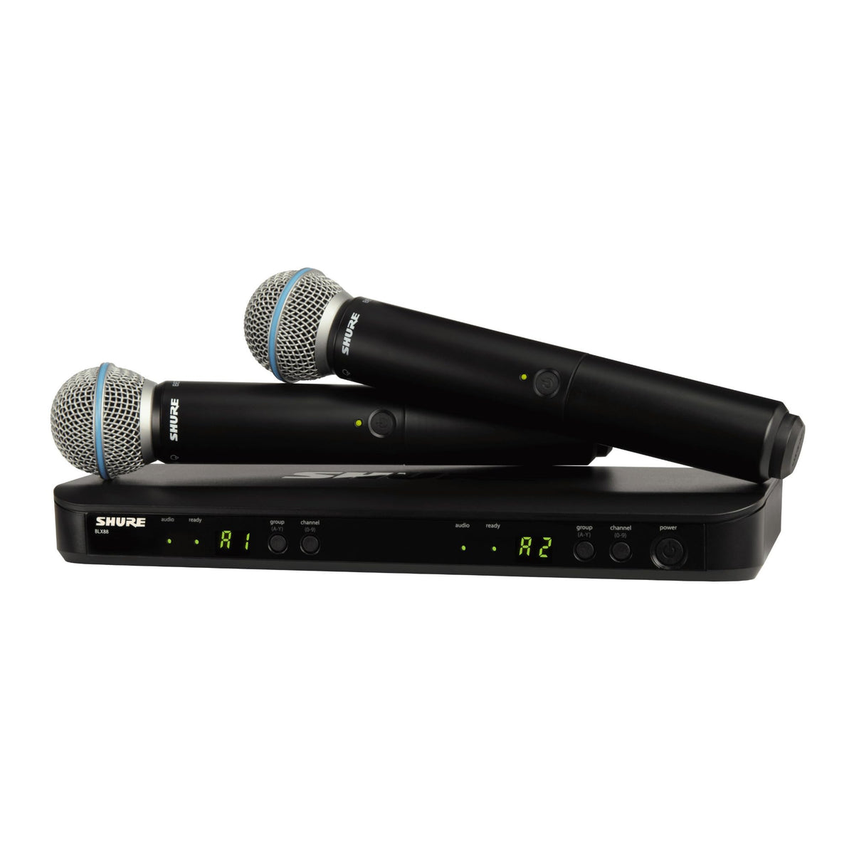 Shure BLX288/B58 Dual Wireless Vocal System - H10 Band