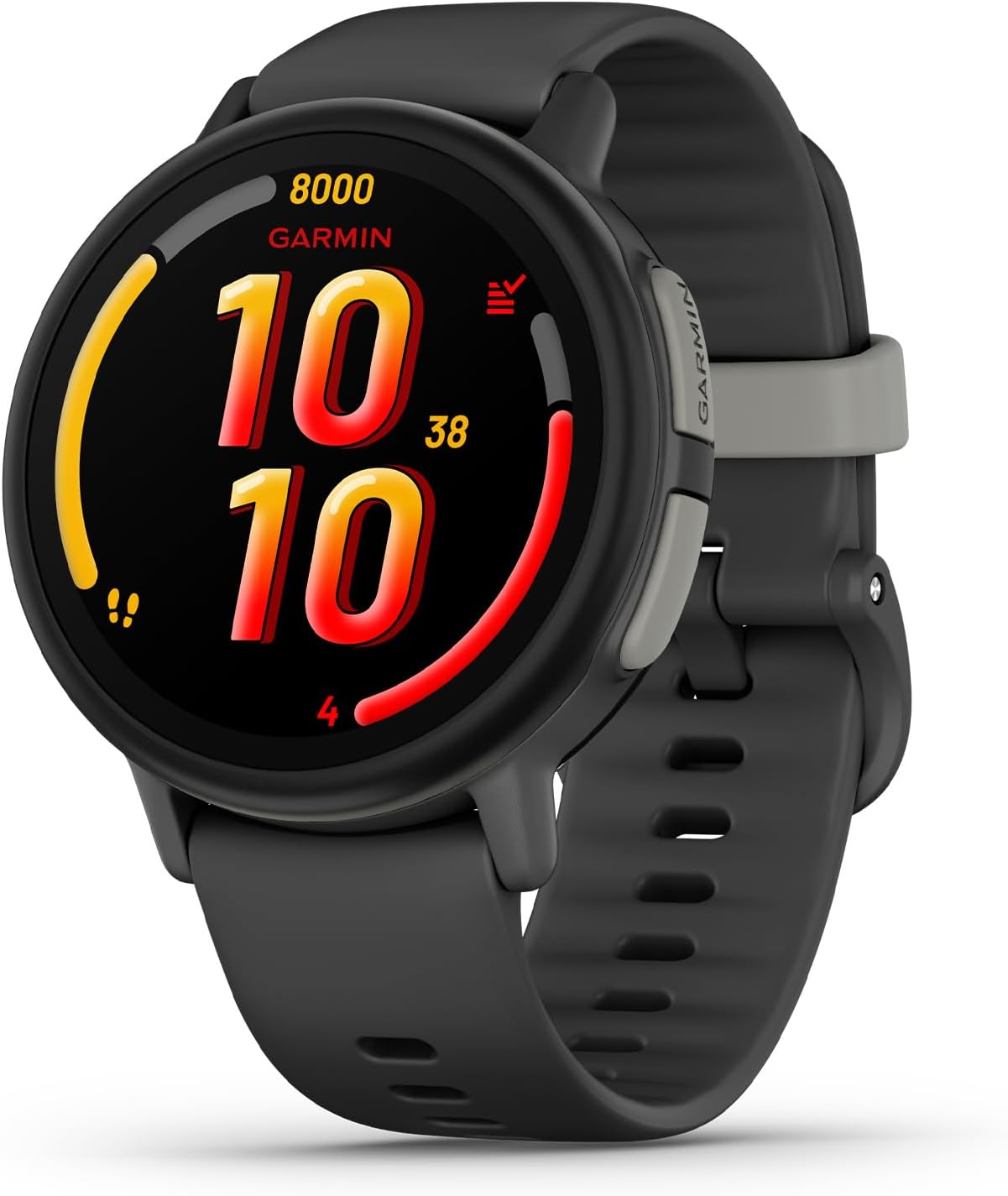 Garmin Bounce™ 2, Kids Smartwatch, Calling & Texting, 43mm, Slate Gray | Two-Way Calling, Voice Messaging, Text Messaging, Real-Time Location Tracking, Active Subsciption Required for LTE Features