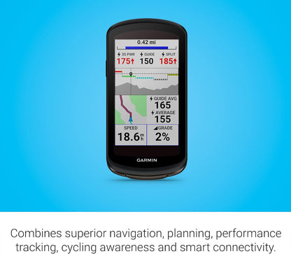 Garmin Edge® 1040 Solar, GPS Bike Computer with Solar Charging Capability