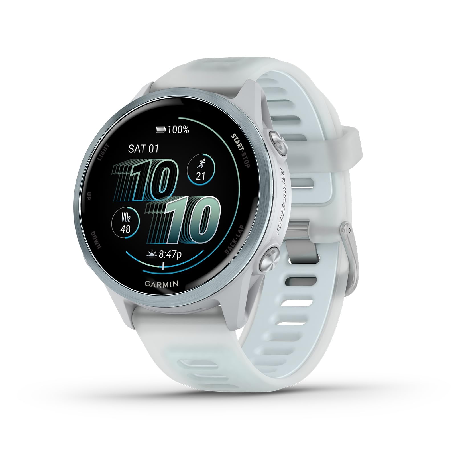Garmin Forerunner® 570, 47mm, Aluminum, Imperial Purple/Indigo | Advanced GPS Running & Triathlon Smartwatch, AMOLED Display, Training & Recovery Features