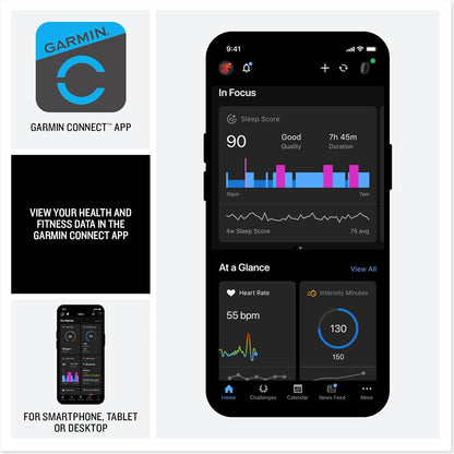 Garmin CIRQA™ Smart Band, No Subscription, L-XL Black | Screenless Health & Fitness Tracker, No Subscription Required, Automatically Detects a Variety of Activities
