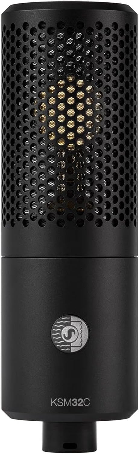 Shure KSM32C Studio Kit Cardioid Condenser Microphone - Precision ¾” Capsule, Low-Frequency Excellence, Ultra-Low Self-Noise, Off-Axis Rejection