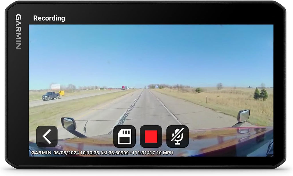 Garmin dēzlCam™ OTR725, 7” GPS Truck Navigator, Built-in Dash Camera | Crisp High-Resolution Touchscreen Display, Expert Arrival Planning, Custom Truck Routing