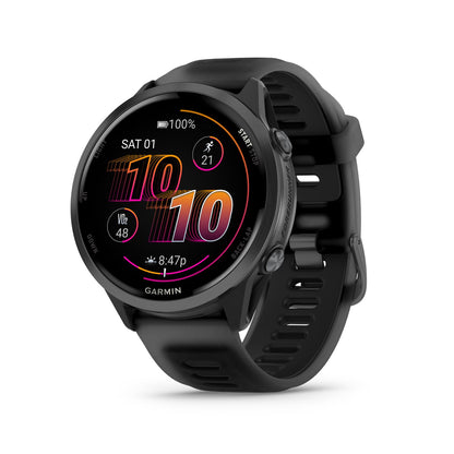 Garmin Forerunner® 570, 47mm, Aluminum, Imperial Purple/Indigo | Advanced GPS Running & Triathlon Smartwatch, AMOLED Display, Training & Recovery Features