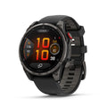 Garmin fēnix® 8 Pro, 47mm, Sapphire, Titanium, Graphite/Black | Premium Multisport Smartwatch, inReach® Technology, AMOLED Display, Built-In Flashlight, Dive-Rated, Built-In Speakers & Mic