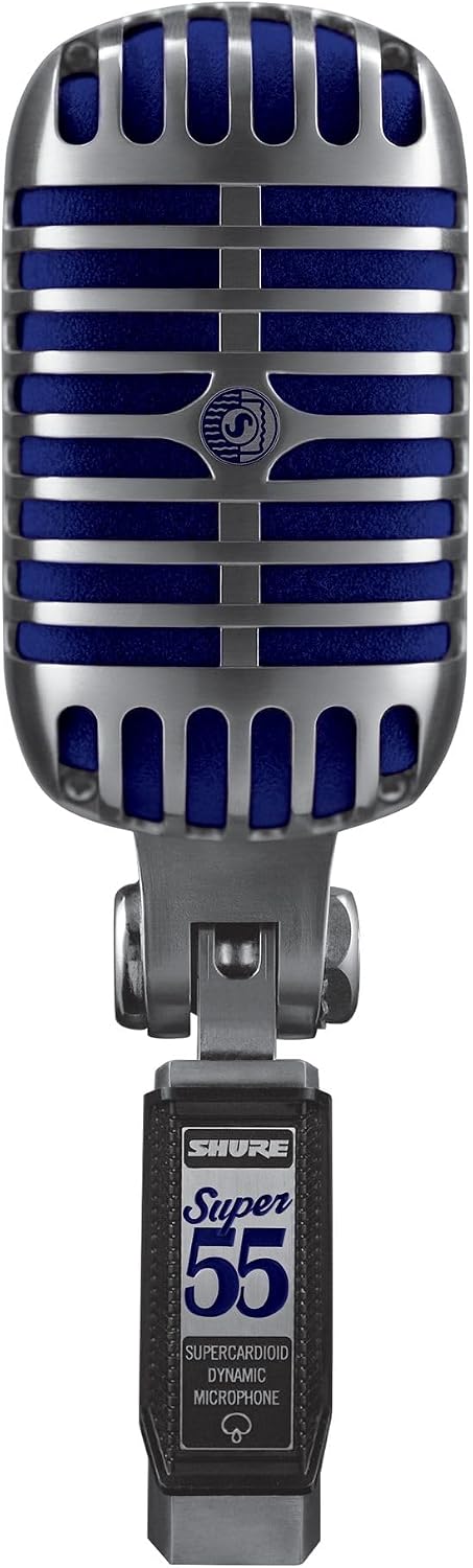 Shure Super 55 Deluxe Supercardioid Dynamic Vocal Microphone