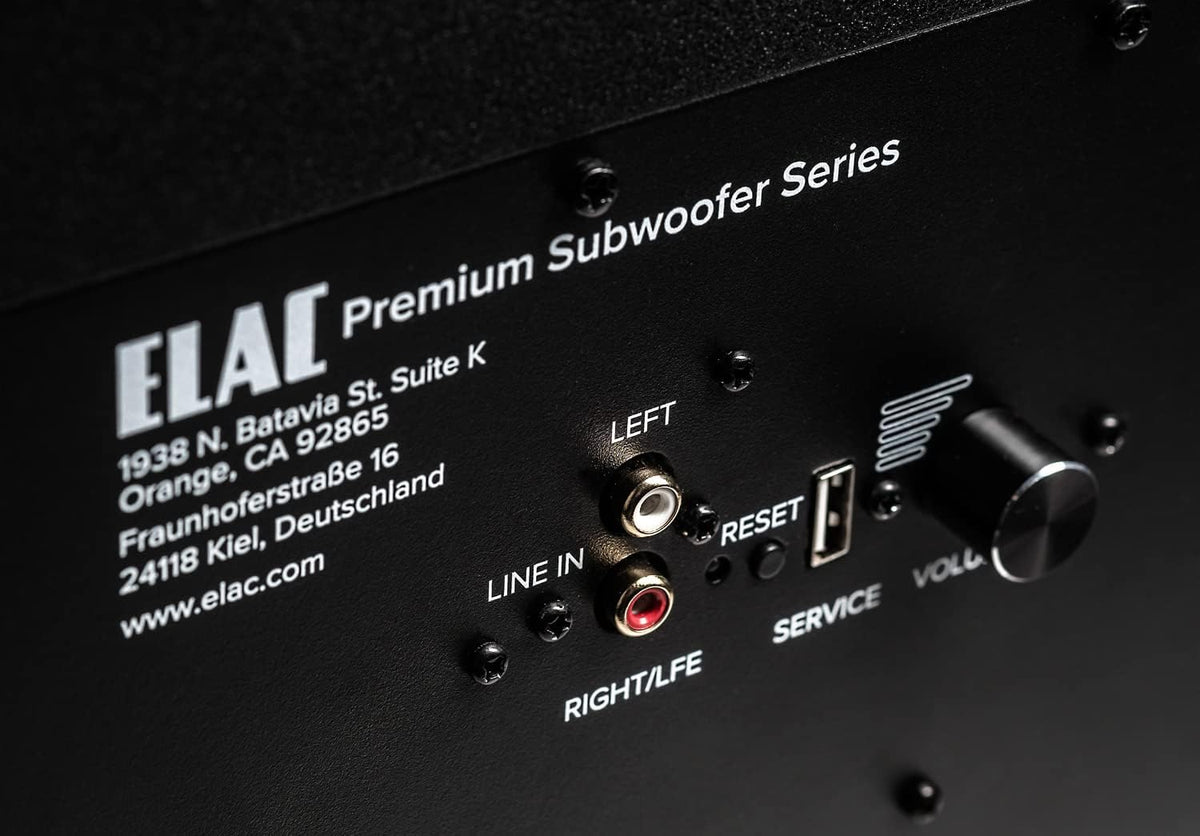 ELAC PS500 15 Inch Smart Subwoofer - Each (Black)