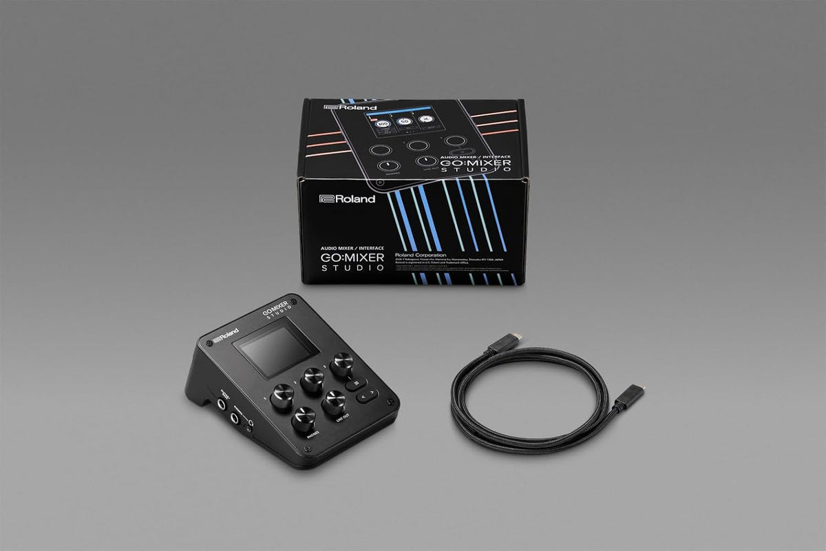 Roland GO:MIXER STUDIO | Portable Multi-Channel Mixer & Audio Interface | Perfect for Content Creators & Musicians | Studio-Grade Audio Quality | Onboard FX