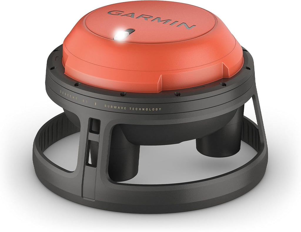 Garmin Descent™ S1 Buoy, Diver Communication & Monitoring | SubWave™ Sonar Messaging, Remote Diver Monitoring, Two-Way Messaging, Diver Location Tracking, Post-Dive Review