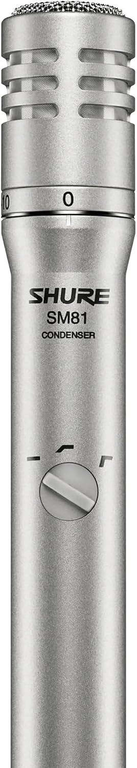 Shure SM81-LC Cardioid Condenser Instrument Microphone