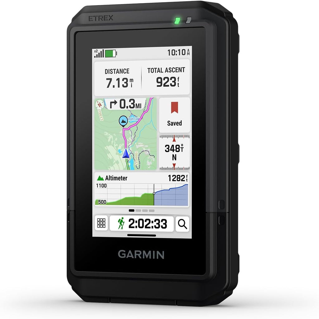 Garmin eTrex® Touch, Rugged Essential GPS Handheld Navigator | Color Touchscreen, Preloaded Maps, Long Battery Life, Plan & Review Trips, Built Tought & Weather-Resistant
