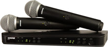 Shure BLX288/PG58 Dual Wireless Vocal System - H10 Band