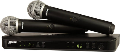 Shure BLX288/PG58 Dual Wireless Vocal System - H10 Band