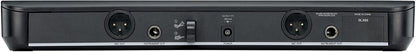 Shure BLX288/B58 Dual-Channel Wireless Audio System H11 Band (572–596 MHz) – BLX88 Receiver, (2) BLX2 Transmitters with Beta 58A Mic, Up to 14 Hr Battery, 300 ft Range