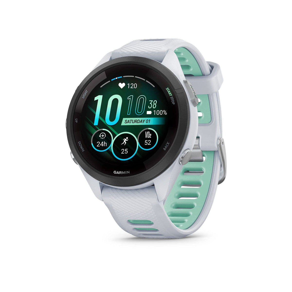 Garmin Forerunner® 265S, Running Smartwatch, 42mm, Black/Amp Yellow | Advanced Training Metrics & Recovery Insights, Music On Your Wrist, Garmin Coach, Daily Suggested Workouts