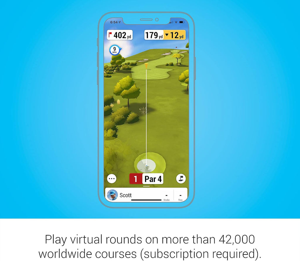 Garmin Approach R10, Portable Golf Launch Monitor, Take Your Game Home, Indoors or to The Driving Range, Up to 10 Hours Battery Life - 010-02356-00 | Tracks 12+ metrics, shot dispersion, video clips, virtual rounds, 10-hour battery