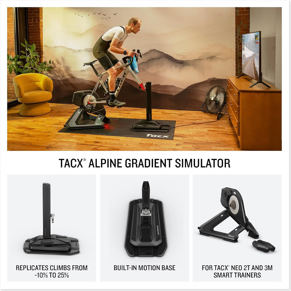 Garmin TacX® Alpine, Gradient Simulator for Indoor Training