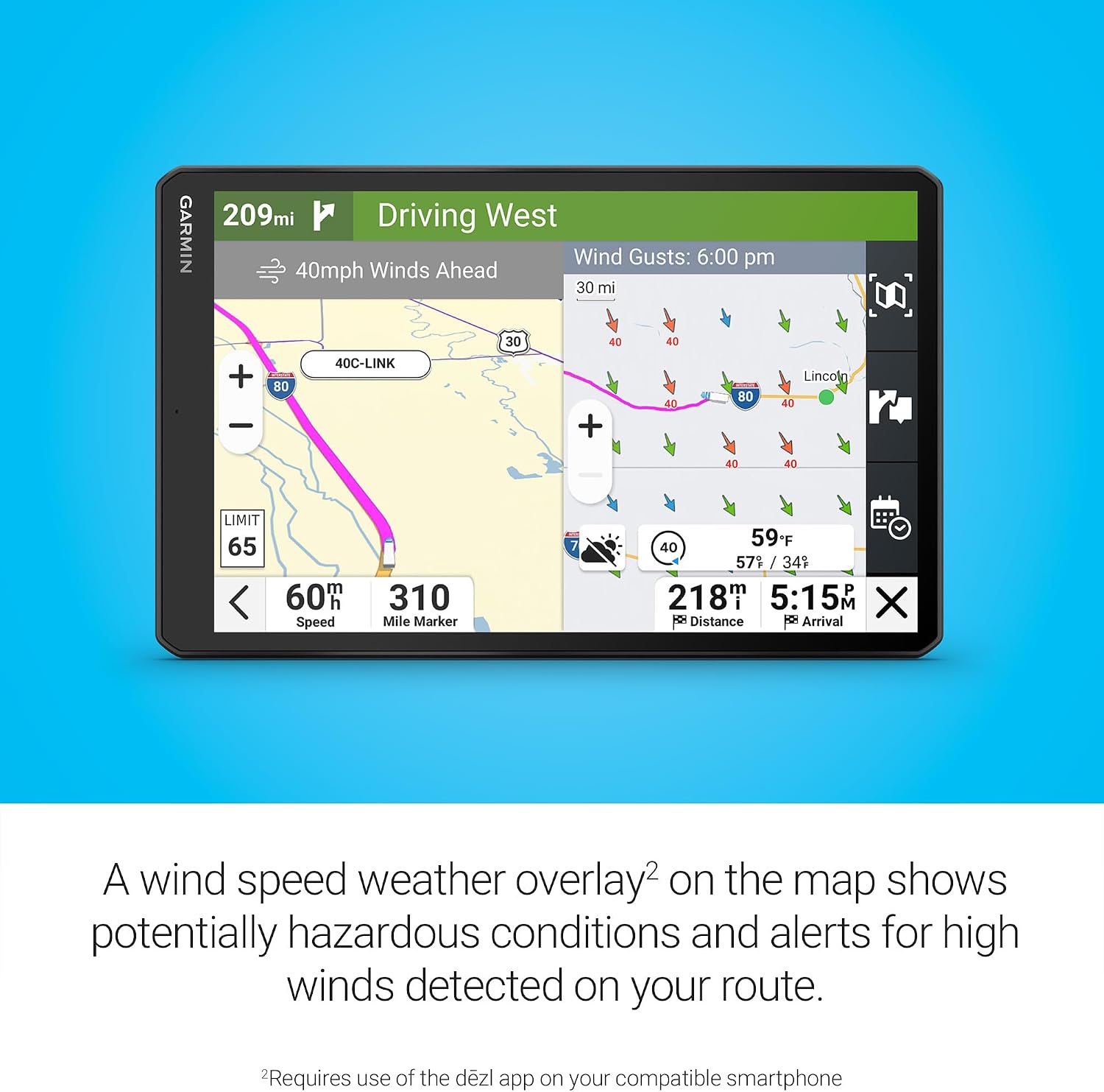 Garmin dēzl™ OTR1020, Extra-Large 10” GPS Truck Navigator | Crisp High-Resolution Touchscreen Display, Expert Arrival Planning, Custom Truck Routing