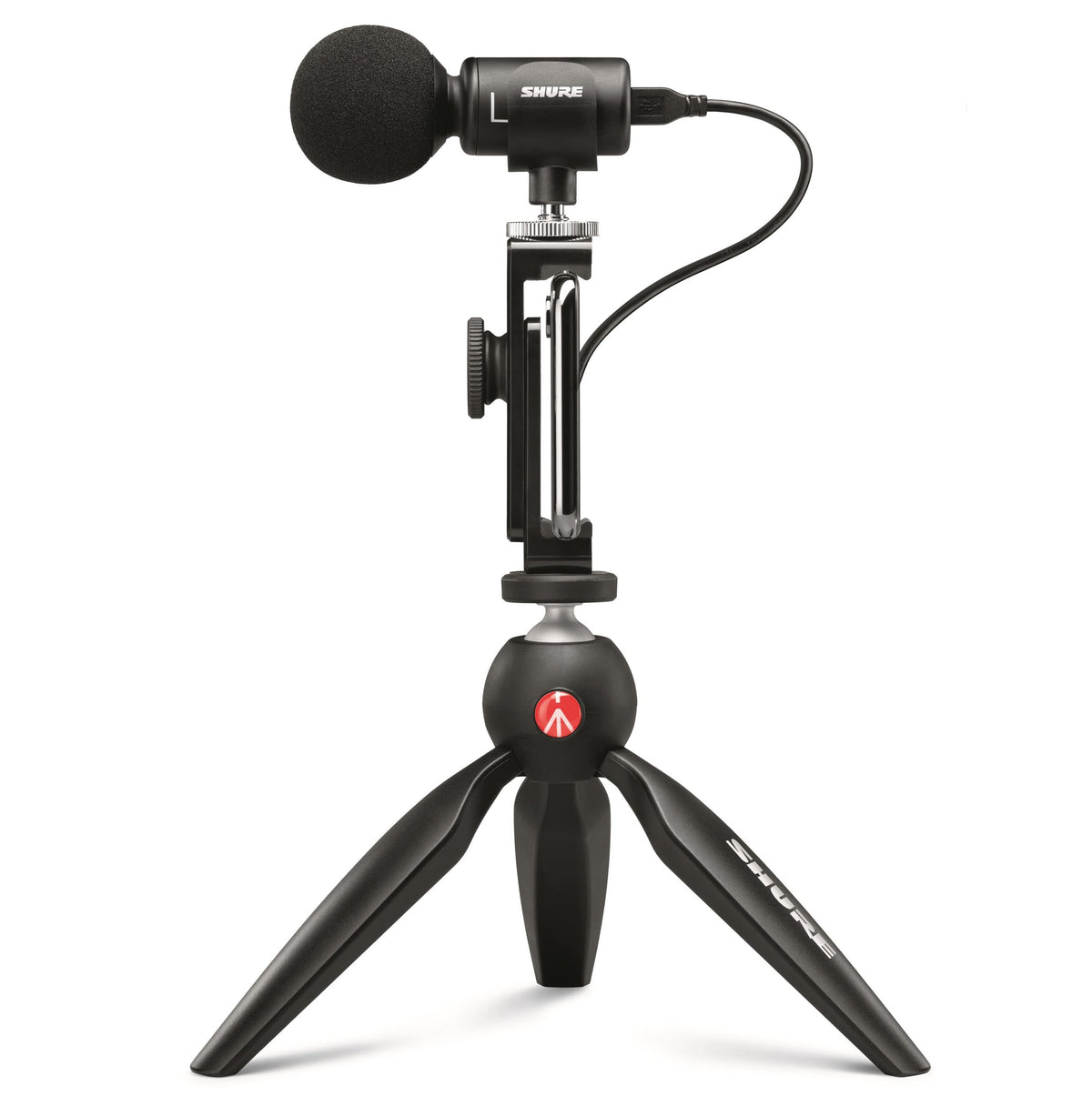 Shure MV88+ USB-C Video Kit Stereo Condenser Microphone